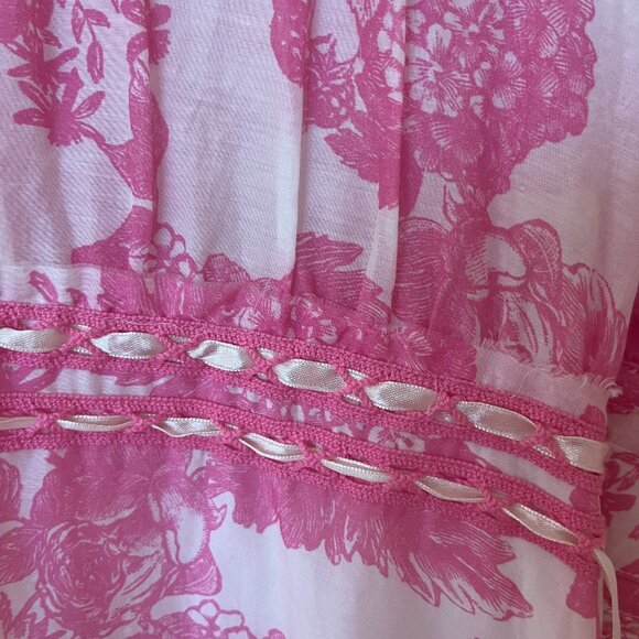 LoveShackFancy Pink Lorelei Dress sz 2 - Picture 6 of 8